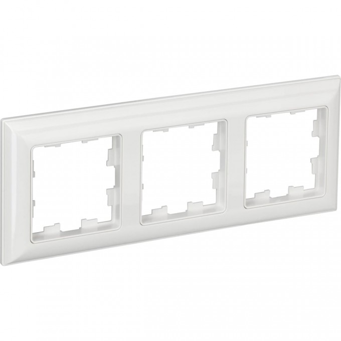3-местная рамка IEK Brite ру-3-бр белый/белый 1 BR-M32-12-K0 3-местная рамка IEK Brite ру-3-бр белый/белый 1 BR-M32-12-K0