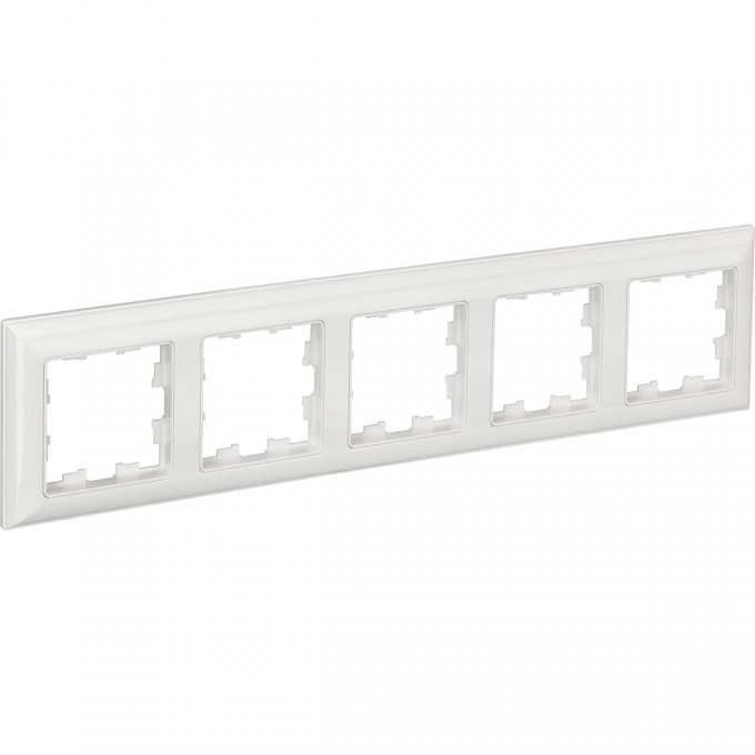 5-местная рамка IEK Brite ру-5-бр белый/белый BR-M52-12-K01 5-местная рамка IEK Brite ру-5-бр белый/белый BR-M52-12-K01