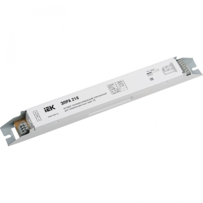 ЭПРА IEK 218 для линейных ЛЛ Т8 - LLV218D-EBFL-2-18 ЭПРА IEK 218 для линейных ЛЛ Т8 - LLV218D-EBFL-2-18