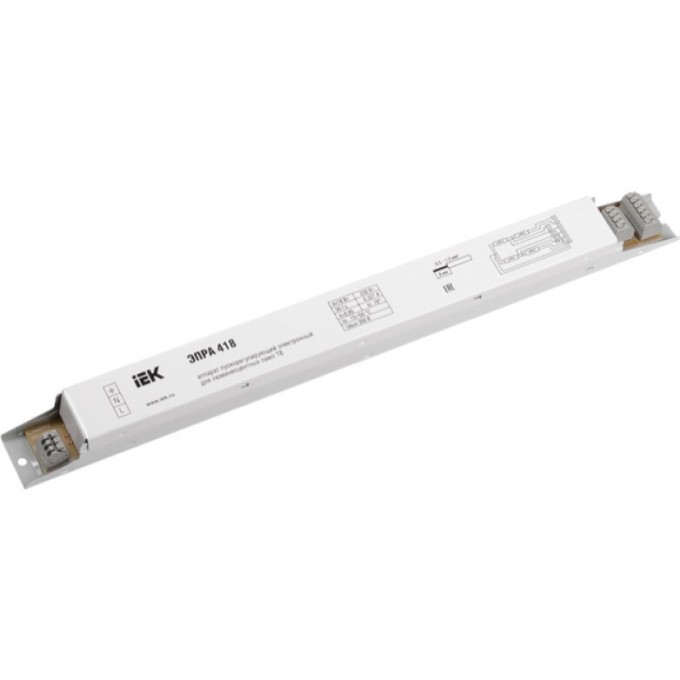 ЭПРА IEK 418 для линейных ЛЛ Т8 - LLV418D-EBFL-4-18 ЭПРА IEK 418 для линейных ЛЛ Т8 - LLV418D-EBFL-4-18