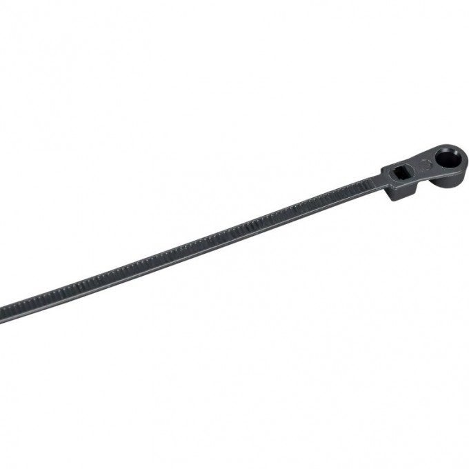 Хомут IEK 2.5х110мм P6.6 с винтовым креплением черный (уп.100шт) UHH12-D025-110-100-K02