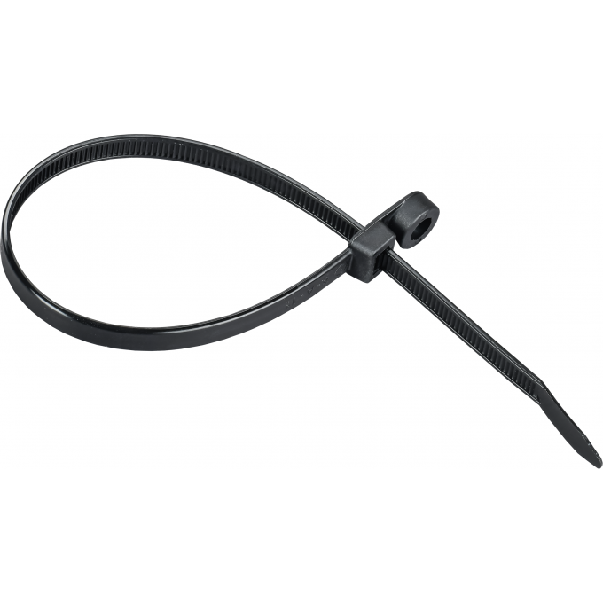 Хомут IEK 4.8х300мм P6.6 с винтовым креплением черный (уп.100шт) UHH12-D048-300-100-K02