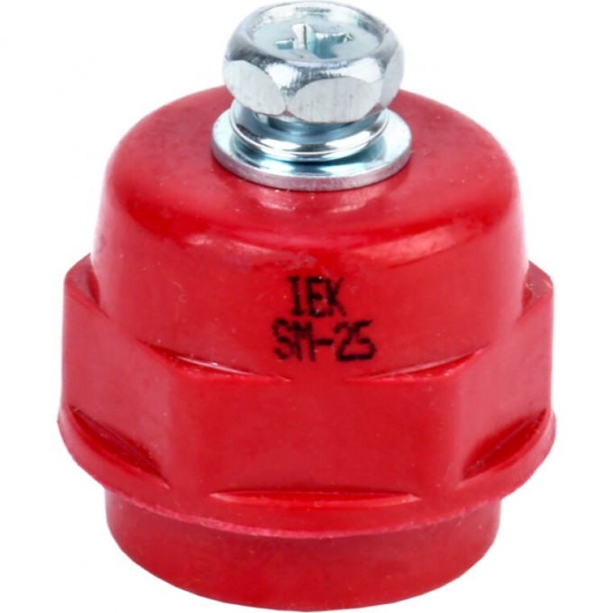 Изолятор IEK SM25 (М6) силовой с болтом - YIS11-25-06-B Изолятор IEK SM25 (М6) силовой с болтом - YIS11-25-06-B