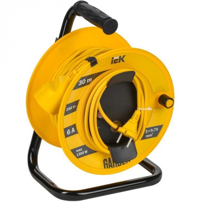Катушка IEK GARDEN УК30 1 место 2P 2x0,75мм2 30м GD-KP40-06-01-30 Катушка IEK GARDEN УК30 1 место 2P 2x0,75мм2 30м GD-KP40-06-01-30