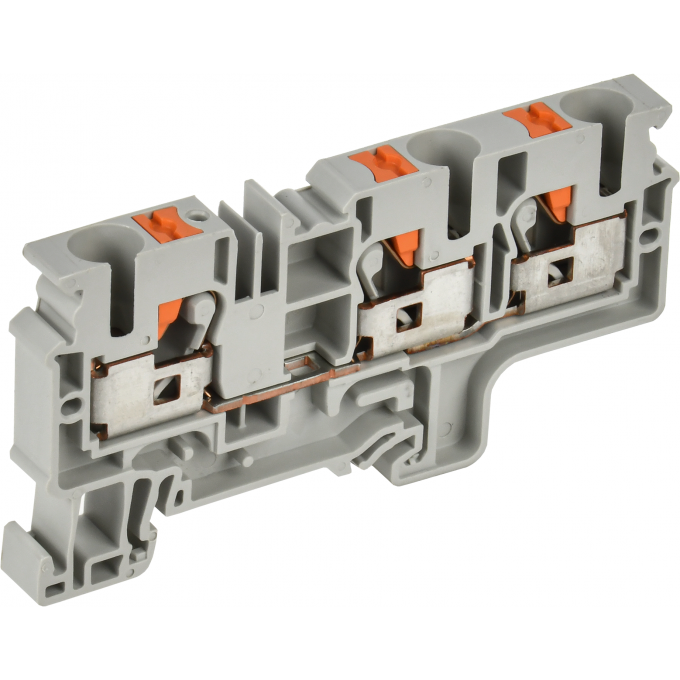 Колодка клеммная IEK CP-MC 3 вывода 10мм2 серая YCT22-00-3-K03-010 Колодка клеммная IEK CP-MC 3 вывода 10мм2 серая YCT22-00-3-K03-010