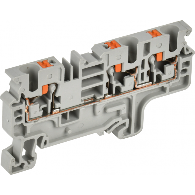 Колодка клеммная IEK CP-MC 3 вывода 4мм2 серая YCT22-00-3-K03-004 Колодка клеммная IEK CP-MC 3 вывода 4мм2 серая YCT22-00-3-K03-004