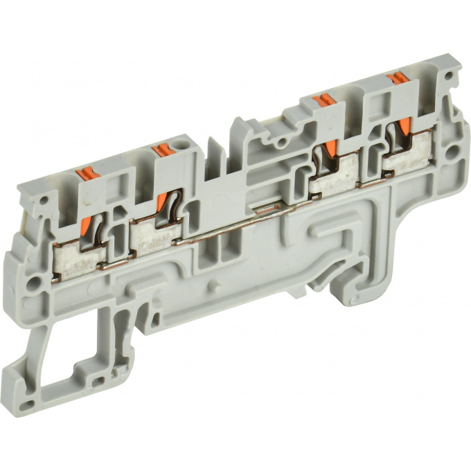 Колодка клеммная IEK CP-MC 4 вывода 1,5мм2 серая YCT22-00-4-K03-001 Колодка клеммная IEK CP-MC 4 вывода 1,5мм2 серая YCT22-00-4-K03-001
