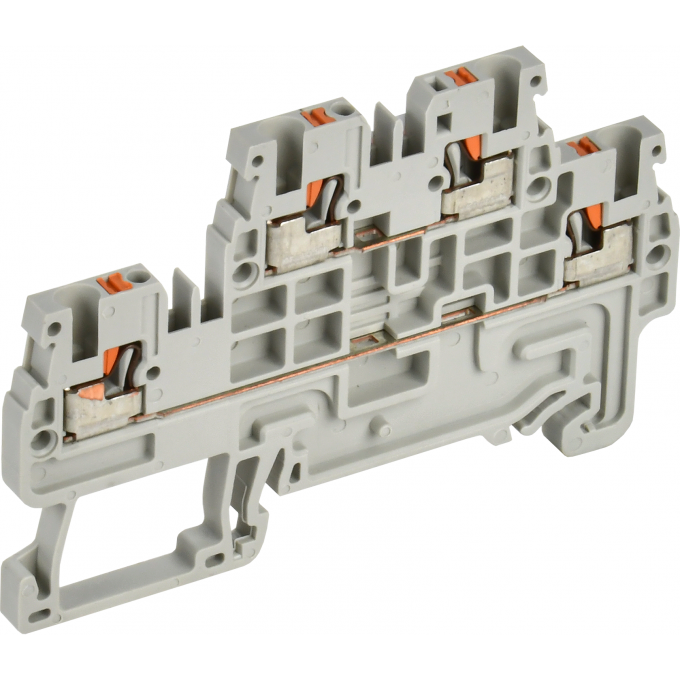 Колодка клеммная IEK CP-ML 2 ур. 1,5мм2 серая YCT23-00-2-K03-001 Колодка клеммная IEK CP-ML 2 ур. 1,5мм2 серая YCT23-00-2-K03-001