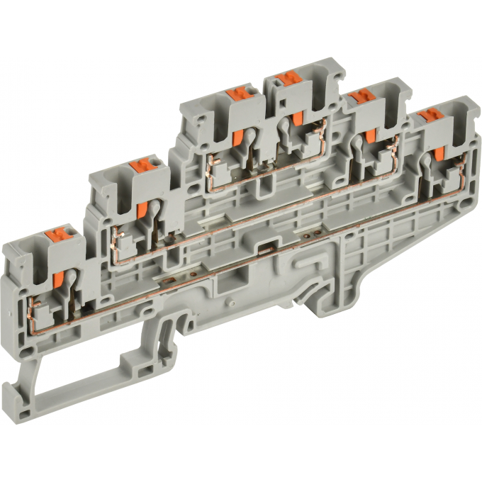 Колодка клеммная IEK CP-ML 3 ур. 2,5мм2 серая YCT23-00-3-K03-002 Колодка клеммная IEK CP-ML 3 ур. 2,5мм2 серая YCT23-00-3-K03-002