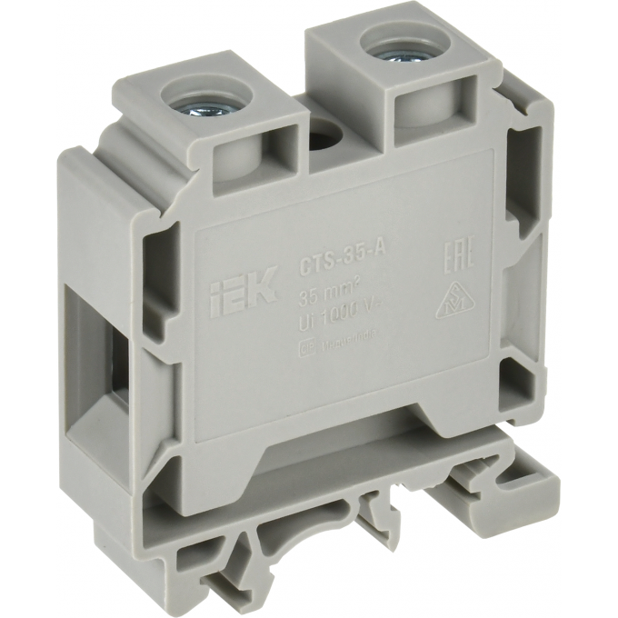Колодка клеммная IEK CTS с шестигранником 35мм2 серая YCT10-01-K03-035 Колодка клеммная IEK CTS с шестигранником 35мм2 серая YCT10-01-K03-035