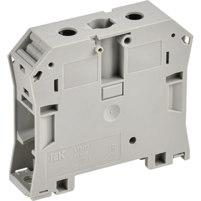 Колодка клеммная IEK CTS с шестигранником 70мм2 серая YCT10-01-K03-070 Колодка клеммная IEK CTS с шестигранником 70мм2 серая YCT10-01-K03-070