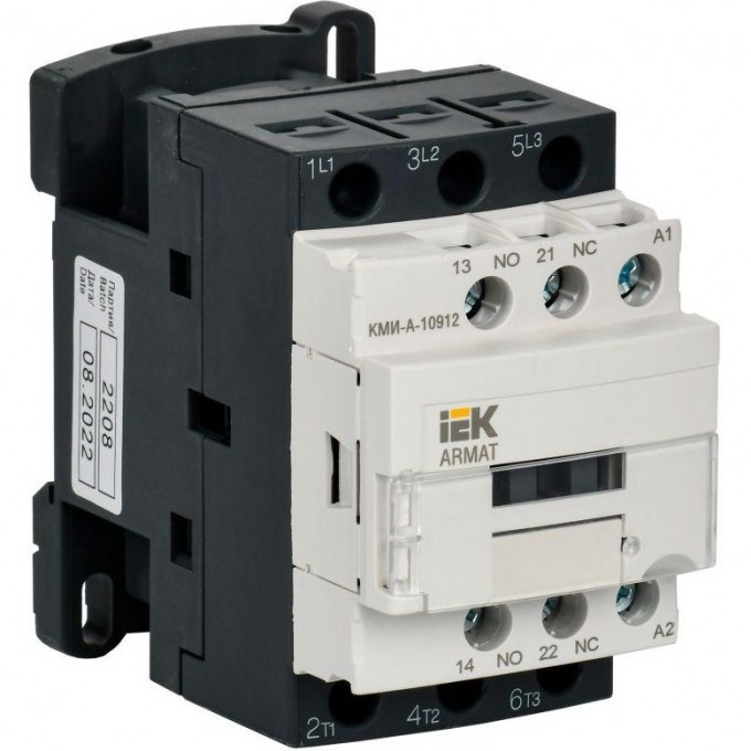 Контактор IEK КМИ-А-10912 LC1D 9А кат. 24В AC 1НО+1НЗ AC-3 IEK AR-ACC-11-009-024-11 Контактор IEK КМИ-А-10912 LC1D 9А кат. 24В AC 1НО+1НЗ AC-3 IEK AR-ACC-11-009-024-11