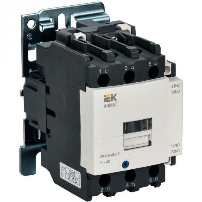 Контактор IEK КМИ-А-46512 LC1D 65А кат. 230В AC 1НО+1НЗ AC-3 IEK AR-ACC-41-065-230-11 Контактор IEK КМИ-А-46512 LC1D 65А кат. 230В AC 1НО+1НЗ AC-3 IEK AR-ACC-41-065-230-11