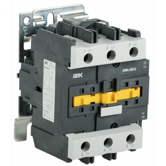 Контактор IEK КМИе-46512 65А 110В/АС3 1НО;1НЗ - KKME41-065-110-11 Контактор IEK КМИе-46512 65А 110В/АС3 1НО;1НЗ - KKME41-065-110-11