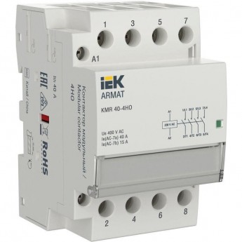 Контактор модульный IEK ARMAT AR-KMR10-040-40-230 KMR 40А 230В AC 4НО