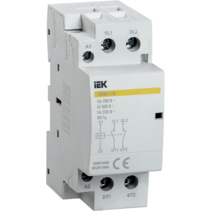 Контактор модульный IEK КМ40-11М AC - MKK11-40-11 Контактор модульный IEK КМ40-11М AC - MKK11-40-11