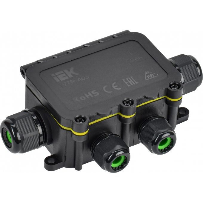 Коробка распределительная герметичная IEK WTP-405 6 вводов IP68 UWB10-X-450-41-06-68 Коробка распределительная герметичная IEK WTP-405 6 вводов IP68 UWB10-X-450-41-06-68