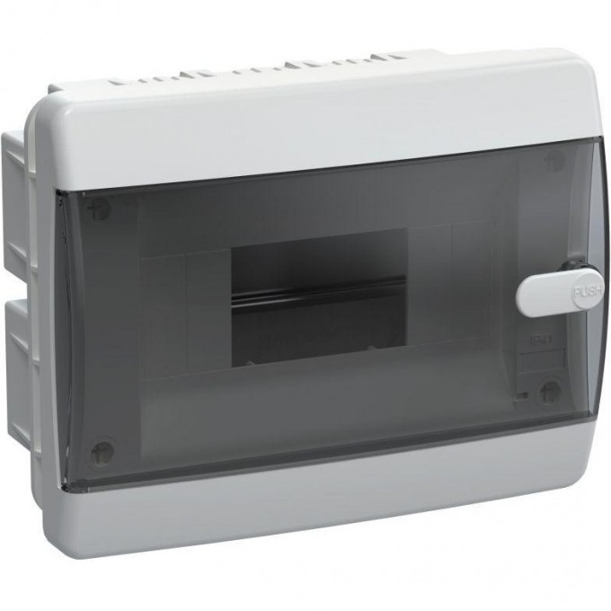 Корпус пластиковый IEK ЩРВ-П-8 IP41 черная прозрачная дверь UIC-KP12-V-08-41-K01 Корпус пластиковый IEK ЩРВ-П-8 IP41 черная прозрачная дверь UIC-KP12-V-08-41-K01