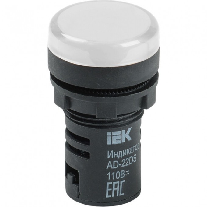 Лампа IEK AD22DS(LED)матрица d=22мм белый 24В AC/DC - BLS10-ADDS-024-K01 Лампа IEK AD22DS(LED)матрица d=22мм белый 24В AC/DC - BLS10-ADDS-024-K01
