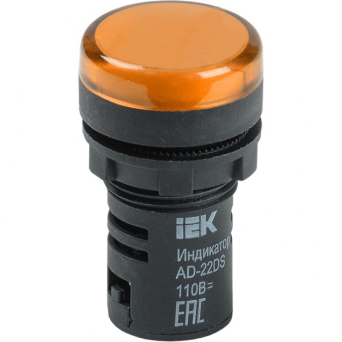 Лампа IEK AD22DS(LED)матрица d=22мм желтый 24В AC/DC - BLS10-ADDS-024-K05 Лампа IEK AD22DS(LED)матрица d=22мм желтый 24В AC/DC - BLS10-ADDS-024-K05