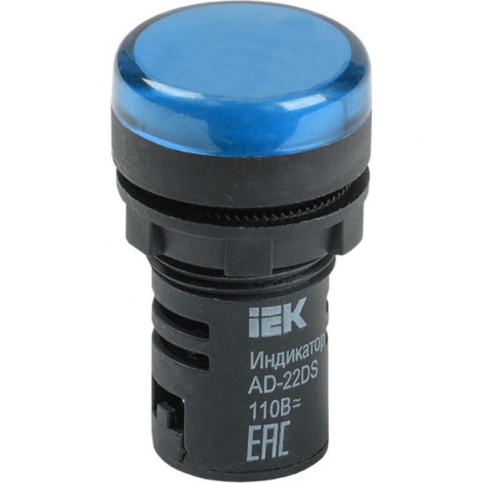 Лампа IEK AD22DS(LED)матрица d=22мм синий 24В AC/DC - BLS10-ADDS-024-K07 Лампа IEK AD22DS(LED)матрица d=22мм синий 24В AC/DC - BLS10-ADDS-024-K07