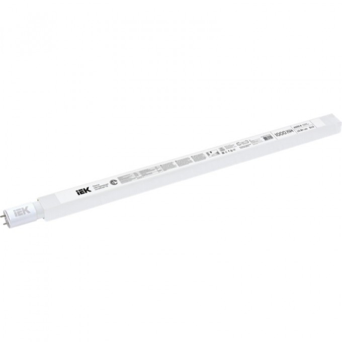 Лампа IEK LED T8 линейная 10Вт 1000Лм 230В 6500К G13 LLE-T8R-10-230-65-G13 Лампа IEK LED T8 линейная 10Вт 1000Лм 230В 6500К G13 LLE-T8R-10-230-65-G13