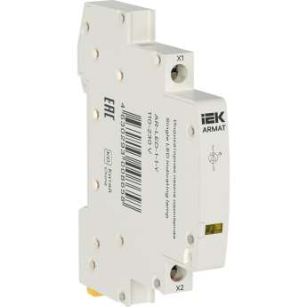 Лампа индикаторная одинарная IEK ARMAT AR-LED-1-1-Y LED 110-230В AC Лампа индикаторная одинарная IEK ARMAT AR-LED-1-1-Y LED 110-230В AC