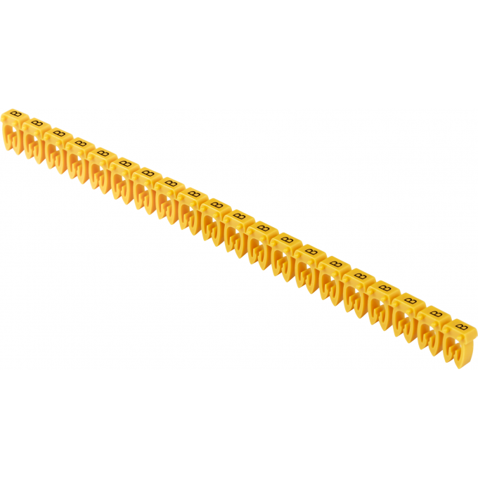 Маркер открытого типа IEK KE 1,5-2,5мм2 символ 'B' (200шт/упак) UMK-KE2-B