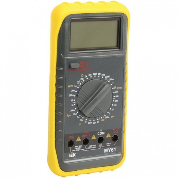 Мультиметр цифровой IEK PROFESSIONAL MY61 - TMD-5S-061 Мультиметр цифровой IEK PROFESSIONAL MY61 - TMD-5S-061