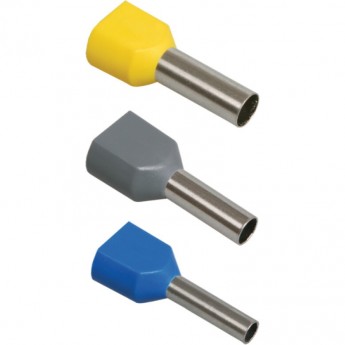 Наконечник-гильза IEK НГИ2 1,5-8 - UTE10-4-D2-4-100, коричневый, 20шт/упак