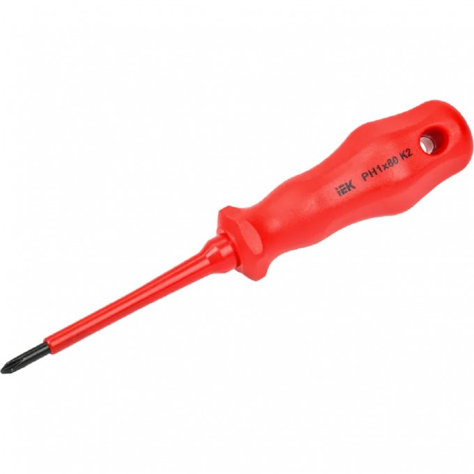 Отвертка диэлектрическая крестовая IEK Ph1х80мм K2 1000В ARMA2L 3 A2L3-SC30-K2-PH-10-080 Отвертка диэлектрическая крестовая IEK Ph1х80мм K2 1000В ARMA2L 3 A2L3-SC30-K2-PH-10-080