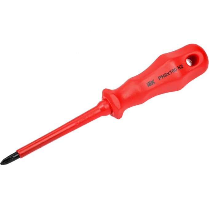 Отвертка диэлектрическая крестовая IEK Ph2х100мм K2 1000В ARMA2L 3 A2L3-SC30-K2-PH-20-100 Отвертка диэлектрическая крестовая IEK Ph2х100мм K2 1000В ARMA2L 3 A2L3-SC30-K2-PH-20-100