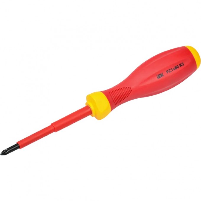 Отвертка диэлектрическая крестовая IEK PZ1х80 K3 1000В ARMA2L 3 A2L3-SC30-K3-PZ-10-080 Отвертка диэлектрическая крестовая IEK PZ1х80 K3 1000В ARMA2L 3 A2L3-SC30-K3-PZ-10-080