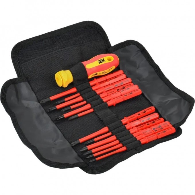 Отвертка диэлектрическая с жалами IEK SLIM 13шт ARMA2L 5 A2L5-NS30-T2-13 A2L5-NS31-T2-13 Отвертка диэлектрическая с жалами IEK SLIM 13шт ARMA2L 5 A2L5-NS30-T2-13 A2L5-NS31-T2-13