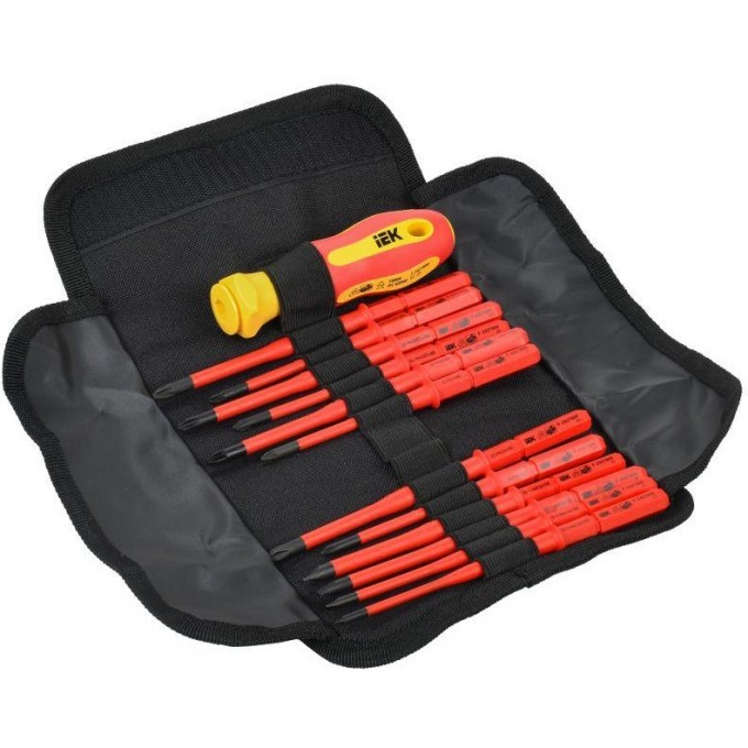 Отвертка диэлектрическая с жалами IEK SLIM 13шт ARMA2L 5 A2L5-NS30-T2-13 A2L5-NS32-T2-13 Отвертка диэлектрическая с жалами IEK SLIM 13шт ARMA2L 5 A2L5-NS30-T2-13 A2L5-NS32-T2-13