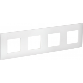 Рамка 4-местная IEK SKANDY SK-F04W арктический белый Рамка 4-местная IEK SKANDY SK-F04W арктический белый