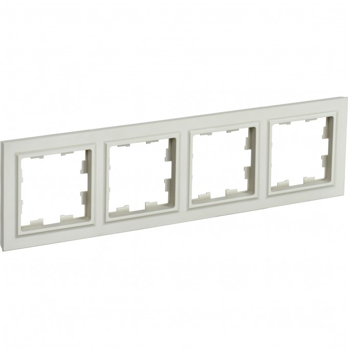 Рамка 4 поста IEK BRITE РУ-4-БрКр бежевый BR-M42-K10 Рамка 4 поста IEK BRITE РУ-4-БрКр бежевый BR-M42-K10