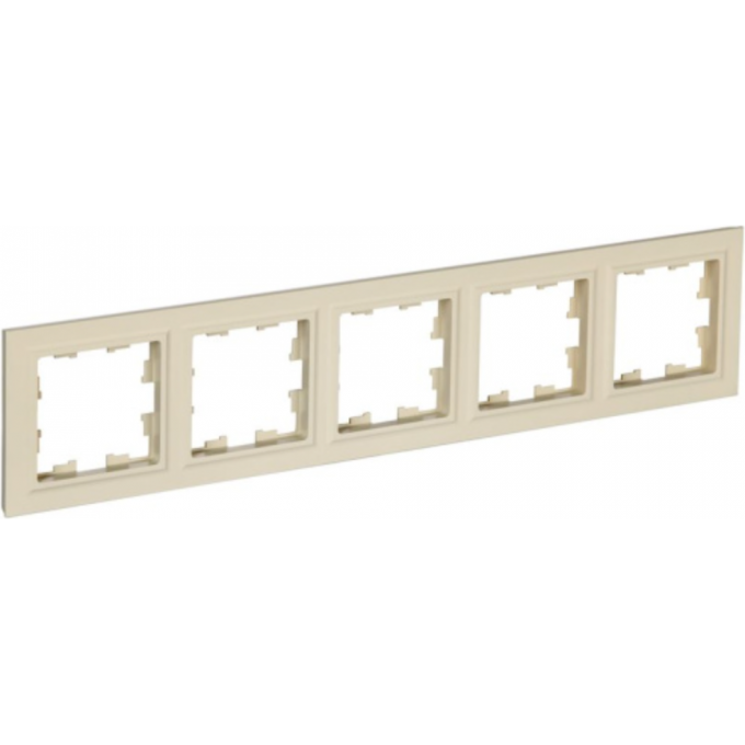 Рамка 5-м IEK BRITE РУ-5-БрКр бежевый BR-M52-K10 Рамка 5-м IEK BRITE РУ-5-БрКр бежевый BR-M52-K10