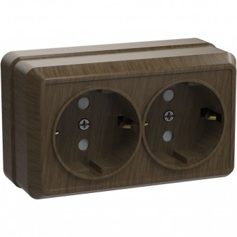 Розетка 2-м IEK ОП Октава РС22-3-ОД 16А IP20 Розетка 2-м IEK ОП Октава РС22-3-ОД 16А IP20