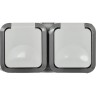 Розетка 2-местная горизонтальная IEK TORS 16А IP55 белый TS-R26-16-55-G-K41