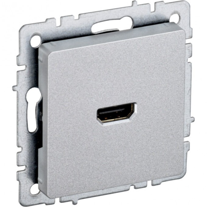 Розетка HDMI IEK BRITE РHDMI-0-БрА алюминий - BR-H10-K47 Розетка HDMI IEK BRITE РHDMI-0-БрА алюминий - BR-H10-K47