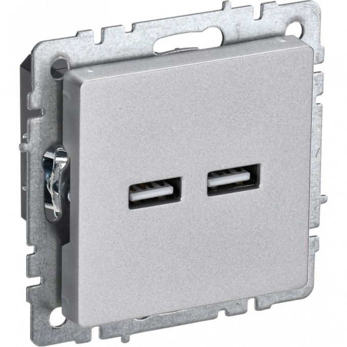 Розетка IEK BRITE USB A+A 3.1А РЮ10-1-БрА BR-U21-D31-K47 Розетка IEK BRITE USB A+A 3.1А РЮ10-1-БрА BR-U21-D31-K47