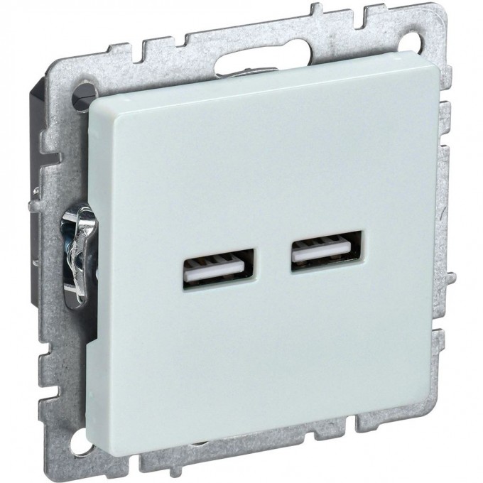 Розетка IEK BRITE USB A+A 5В 3,1А РЮ10-1-БрЖ жемчуг BR-U21-D31-K36 Розетка IEK BRITE USB A+A 5В 3,1А РЮ10-1-БрЖ жемчуг BR-U21-D31-K36