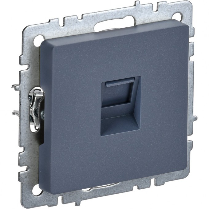 Розетка компьютерная IEK BRITE RJ45 кат.5E РК10-БрМ маренго - BR-K10-1-K35 Розетка компьютерная IEK BRITE RJ45 кат.5E РК10-БрМ маренго - BR-K10-1-K35