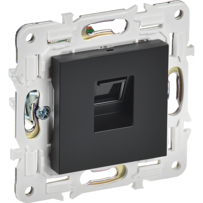 Розетка компьютерная IEK SKANDY RJ45 кат.5E SK-K01Bl черный SK-K10-1-K02 Розетка компьютерная IEK SKANDY RJ45 кат.5E SK-K01Bl черный SK-K10-1-K02