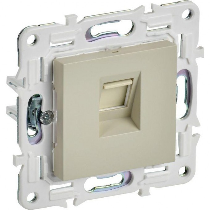 Розетка компьютерная RJ45 кат.5E IEK SKANDY SK-K01B бежевый SK-K10-1-K10 Розетка компьютерная RJ45 кат.5E IEK SKANDY SK-K01B бежевый SK-K10-1-K10