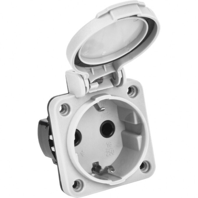 Розетка панельная IEK MAGNUM SCHUKO РП13-3 с крышкой IP54 серый - PSN71-016-3-2-54-K03 Розетка панельная IEK MAGNUM SCHUKO РП13-3 с крышкой IP54 серый - PSN71-016-3-2-54-K03