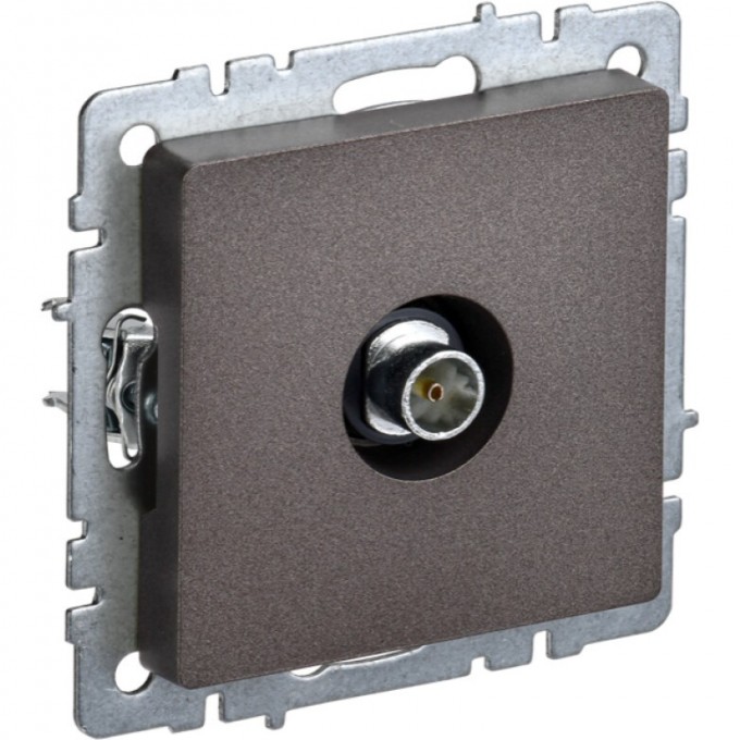 Розетка TV оконечная IEK BRITE РТВ11-0-БрТБ темная бронза - BR-A10-O-K45 Розетка TV оконечная IEK BRITE РТВ11-0-БрТБ темная бронза - BR-A10-O-K45