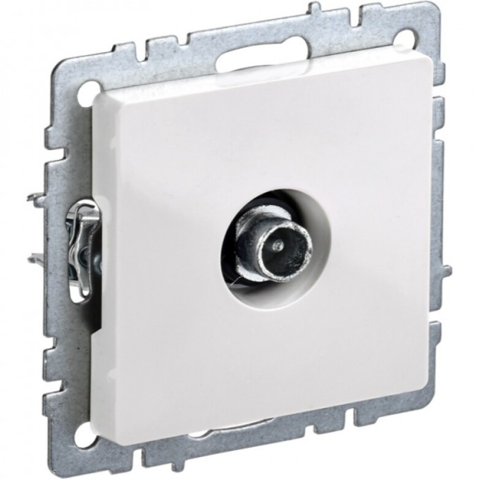 Розетка TV проходная IEK BRITE РТВ10-0-БрБ белый - BR-A10-P-K01 Розетка TV проходная IEK BRITE РТВ10-0-БрБ белый - BR-A10-P-K01