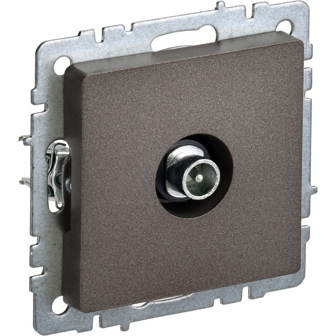 Розетка TV проходная IEK BRITE РТВ10-0-БрТБ темная бронза - BR-A10-P-K45 Розетка TV проходная IEK BRITE РТВ10-0-БрТБ темная бронза - BR-A10-P-K45